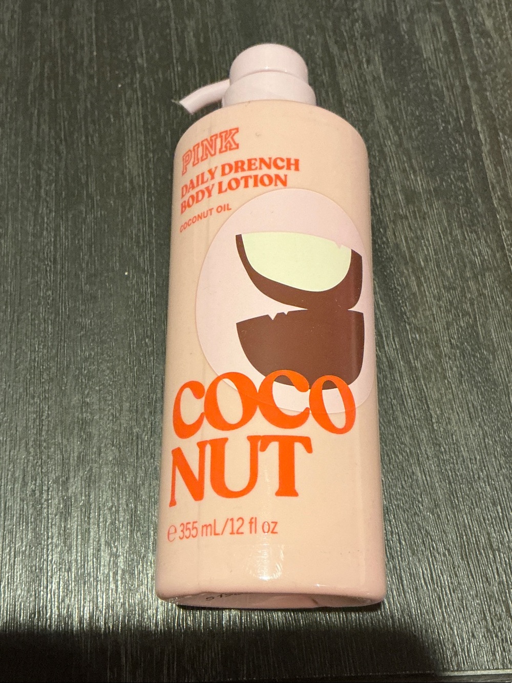 PINK Victoria's Secret Coconut Daily Drench Body Lotion - Pink & Orange